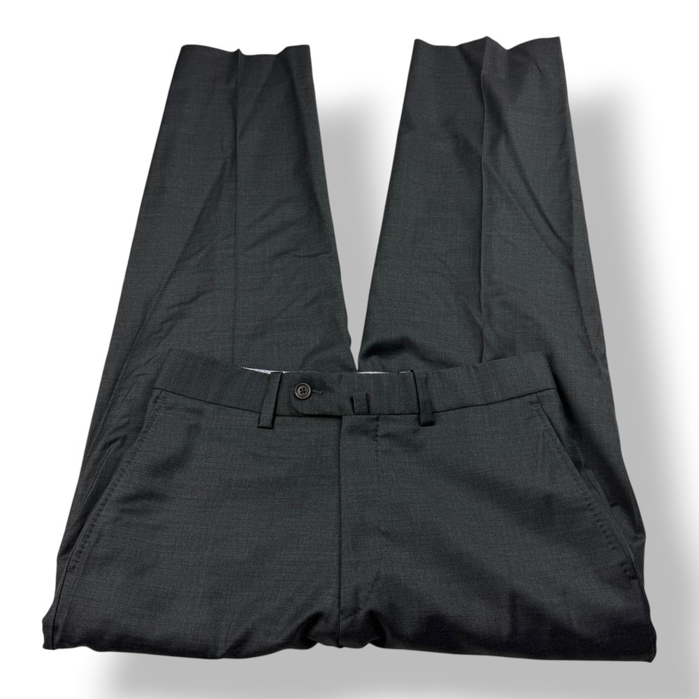Antas Coronado Mens Wool Blend Dress Pants Grey Michigan State Spartans Size 30